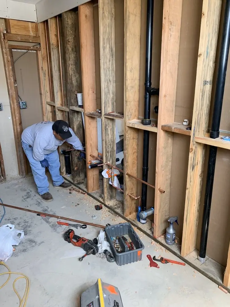 Commercial rough-in plumbing for Trenchless Sewer Repair in New Smyrna Beach